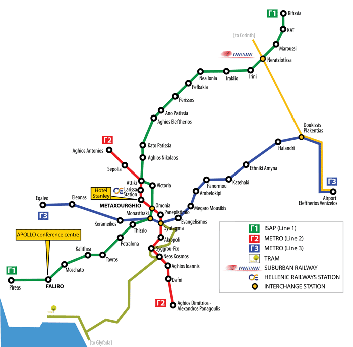 Athens Metro Map Pdf E-Mobilart